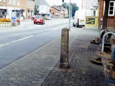 Halbmeilenstein Sk�rb�k, D�nemark (Nordschleswig)