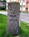 Meilenstein Gro�e Runds�ule Peckatel, Mecklenburg-Strelitz