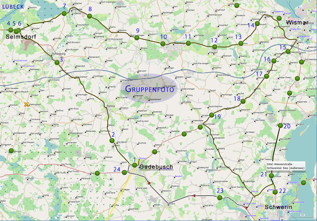 Forschungsgruppe Meilensteine Jahrestagung Rundfahrt