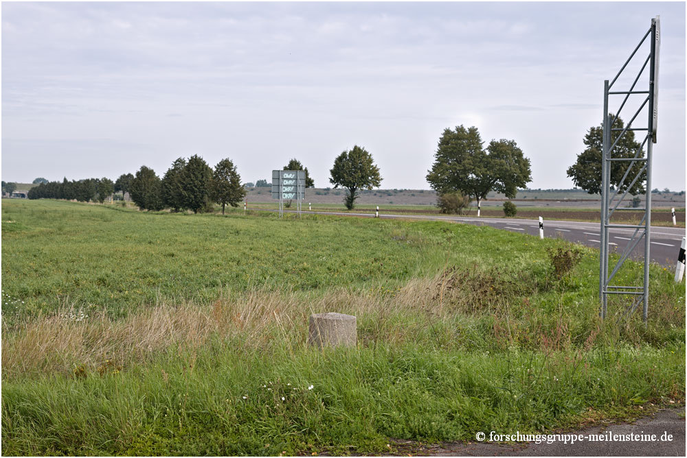 Preußischer Rundsockelstein Barleben             