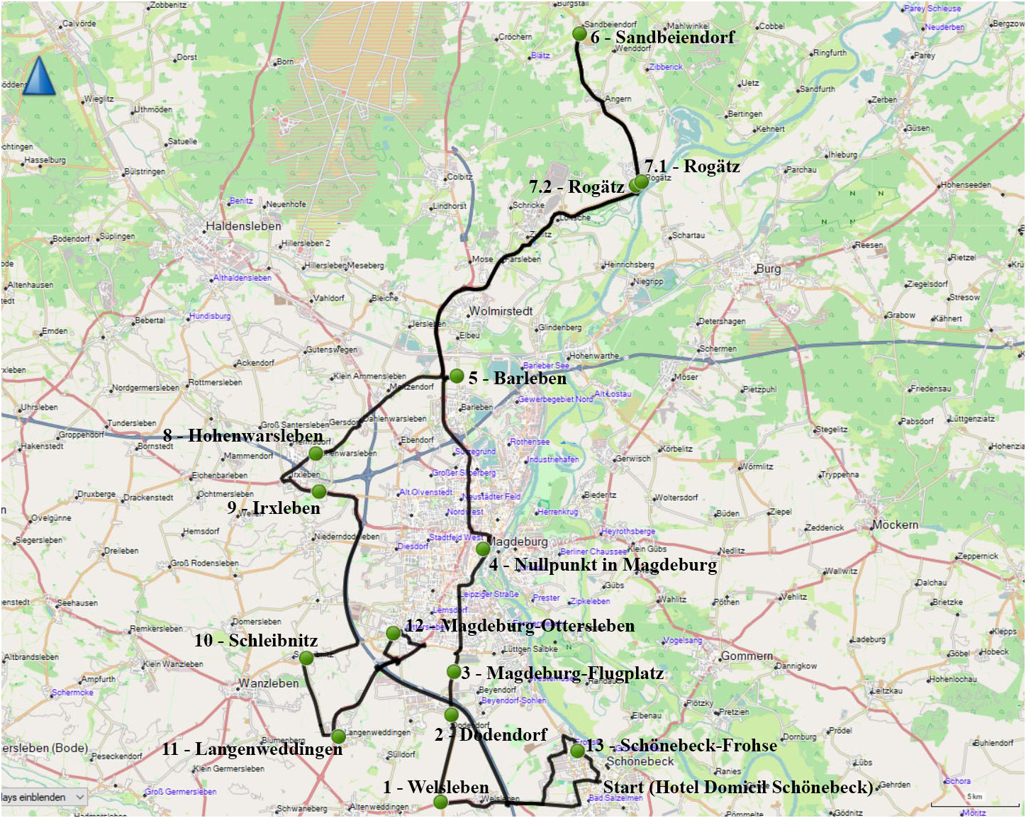 Rundfahrt Meilensteintagung 2023 Schönebeck/Elbe