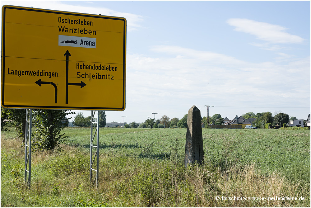 Preußischer Ganzmeilenstein Schleibnitz