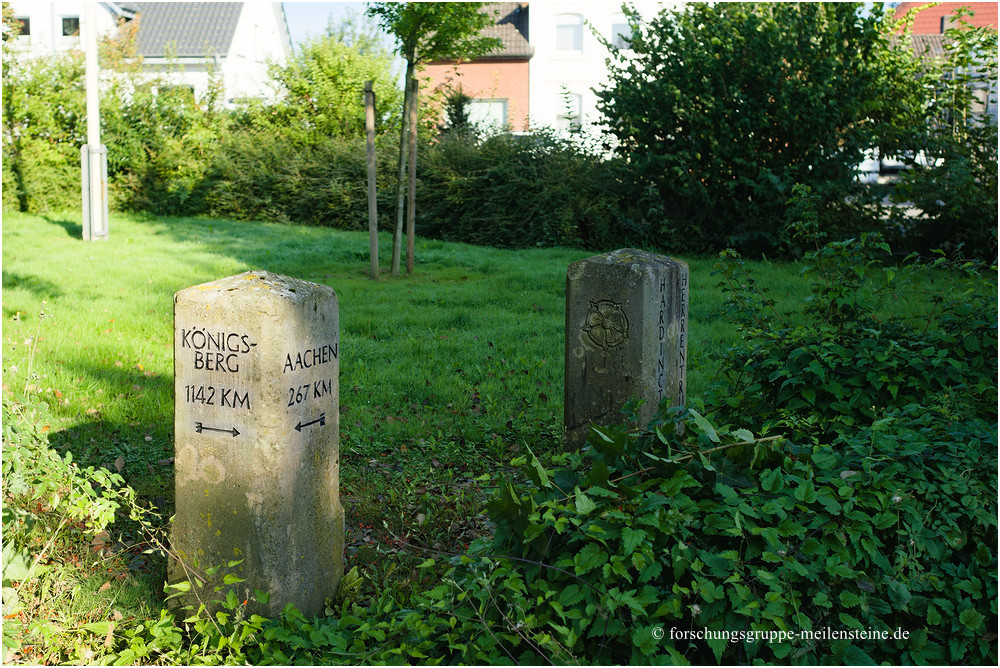 Lippische Meilensteine in Herrentrup