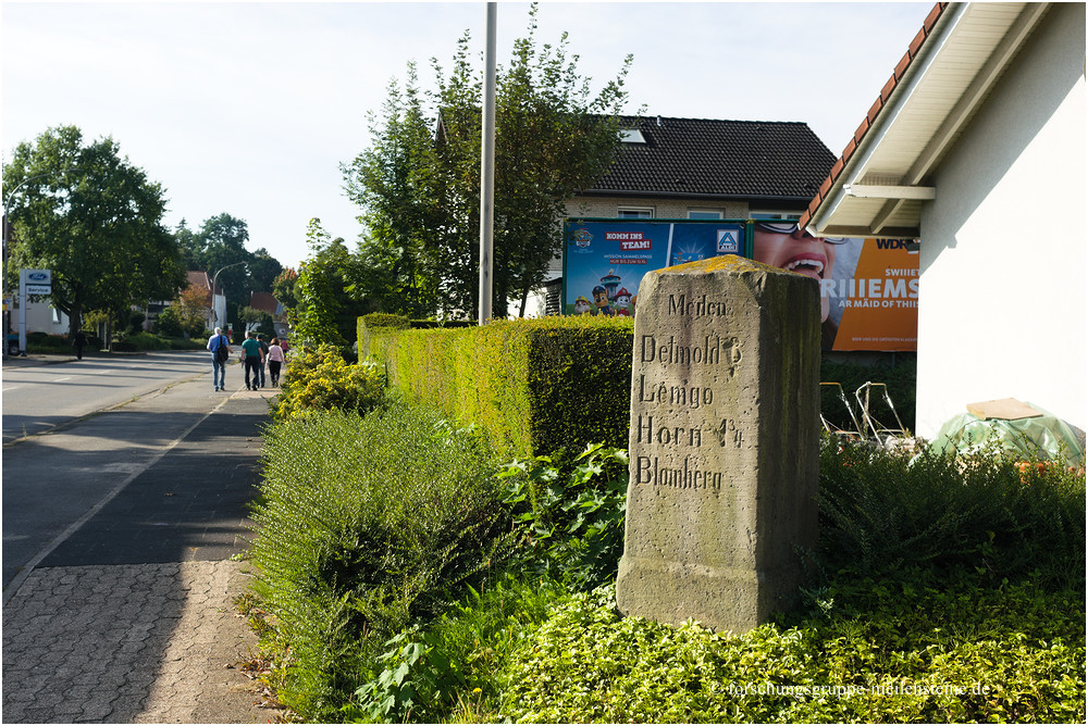 Lippischer Ganzmeilenstein Horn