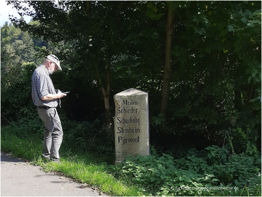 Lippischer Ganzmeilenstein Nessenberg