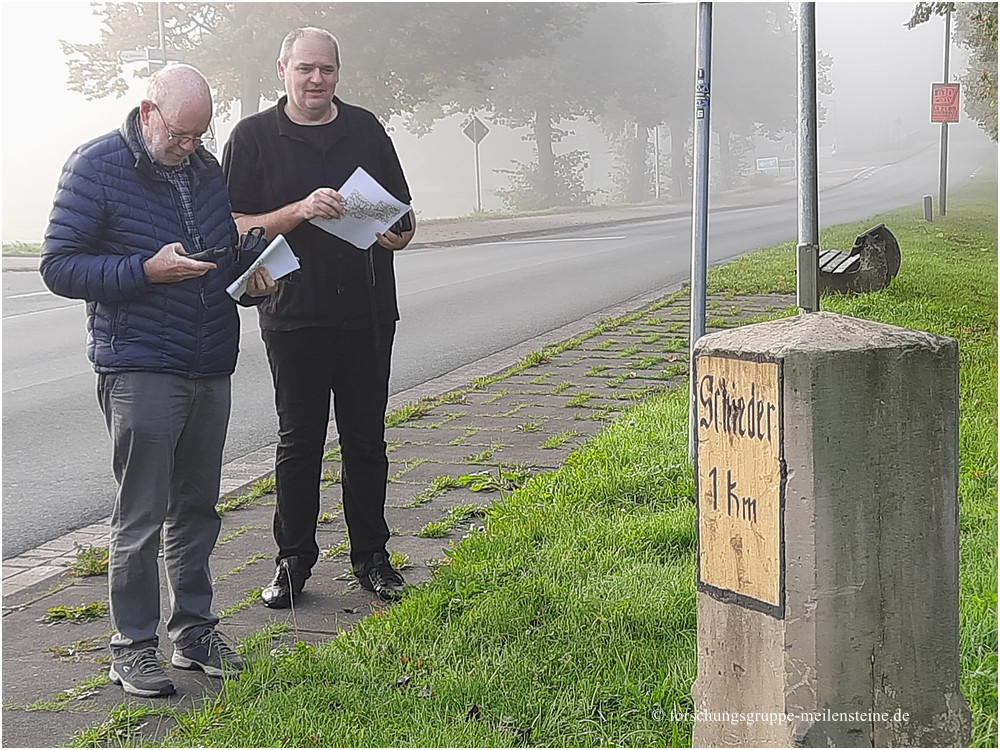 Lippischer Meilenstein Schieder