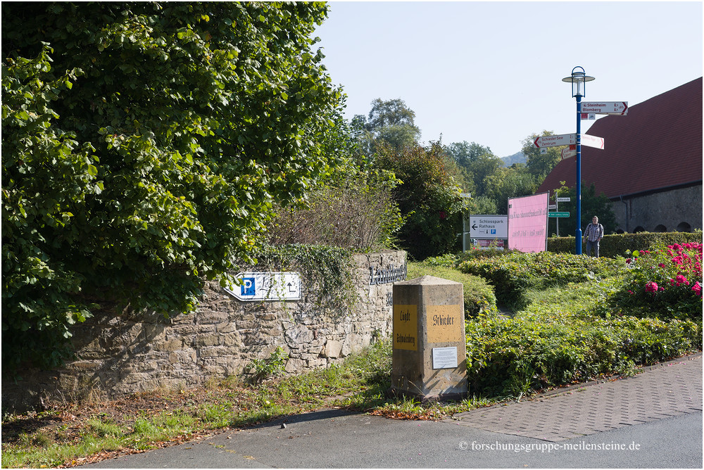 Lippischer Ganzmeilenstein Schieder