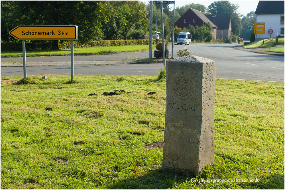 Lippischer Meilenstein Wilberg