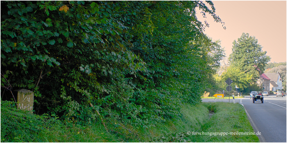 Lippischer Ganzmeilenstein Bad Meinberg