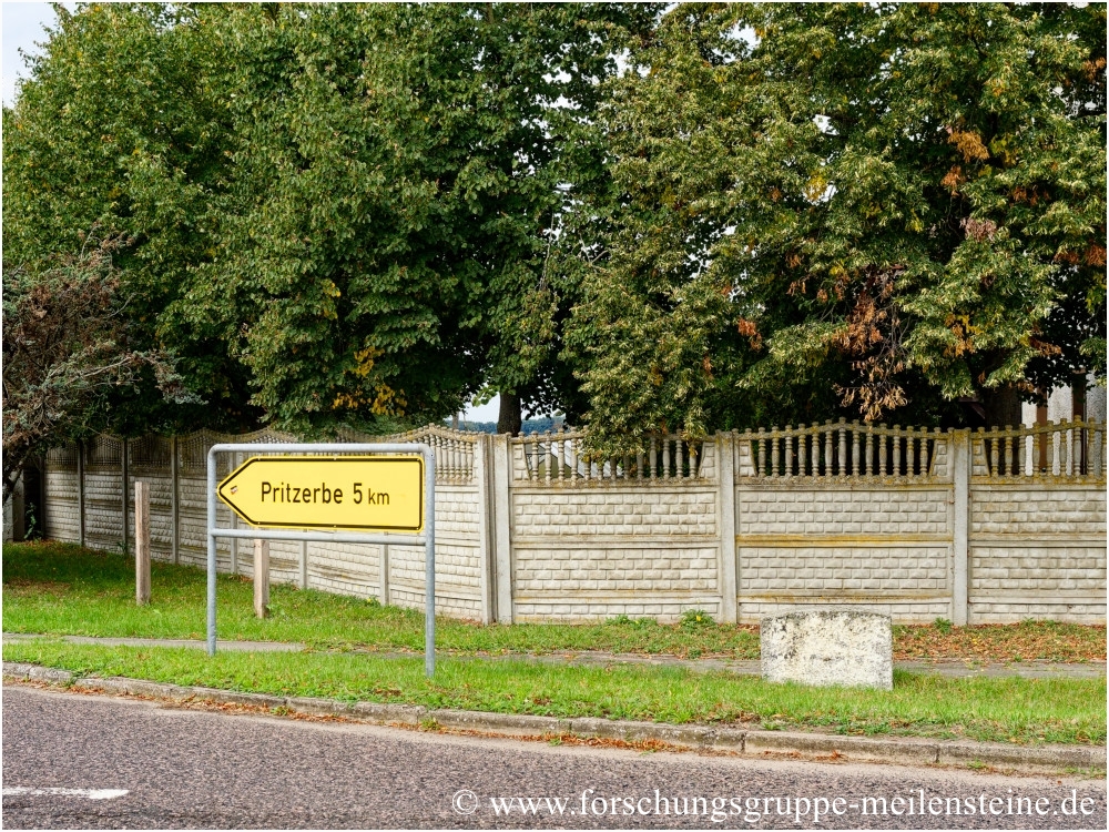 Unterhaltungsgrenzstein