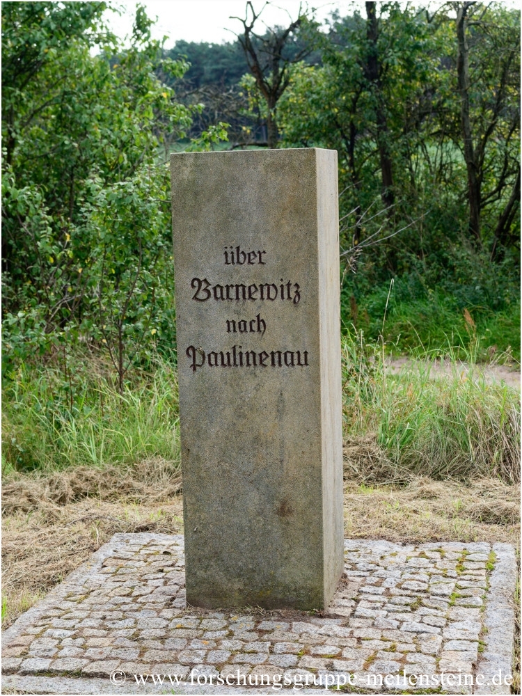 Unterhaltungsgrenzstein