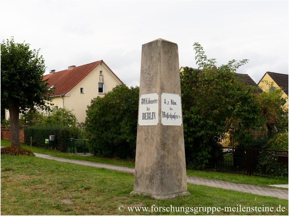 preußischer Ganzmeilenstein Segeletz