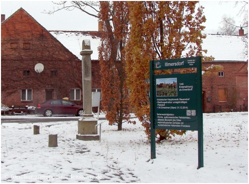 Kursächsischer Halbmeilenstein Illmersdorf