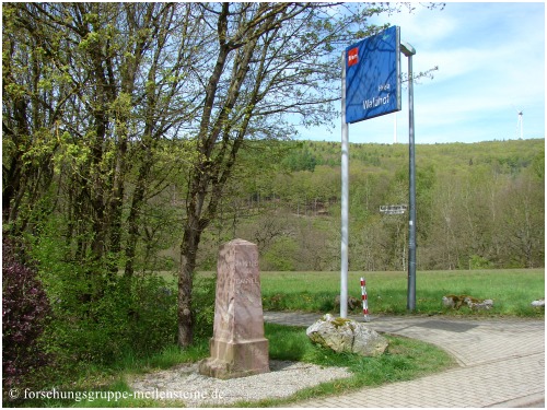 Kurhessischer Ganzmeilenstein Eschenstruth