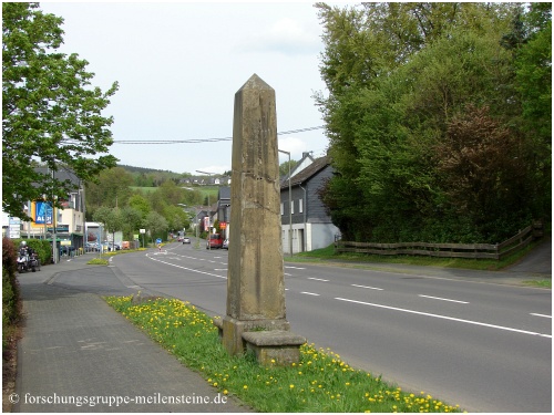 Preußischer Ganmeilenobelisk Büschergrund