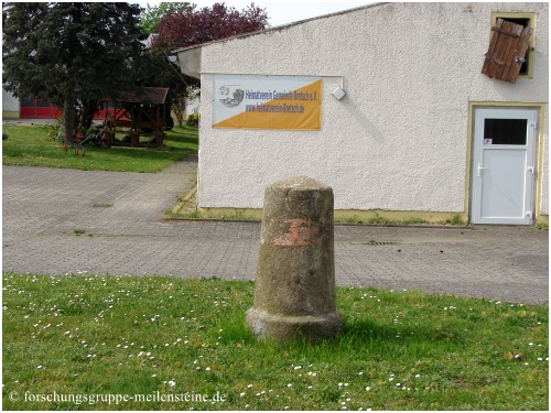 Rundsockelstein Meilenstein Bretsch