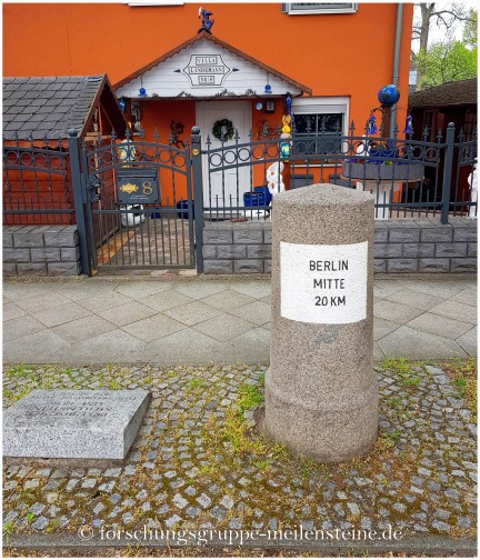 Preußischer Rundsockelstein Hohen Neuendorf