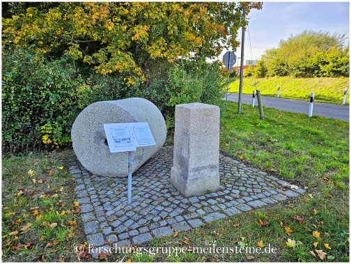 Demmin Staßenwalze und Meilenstein