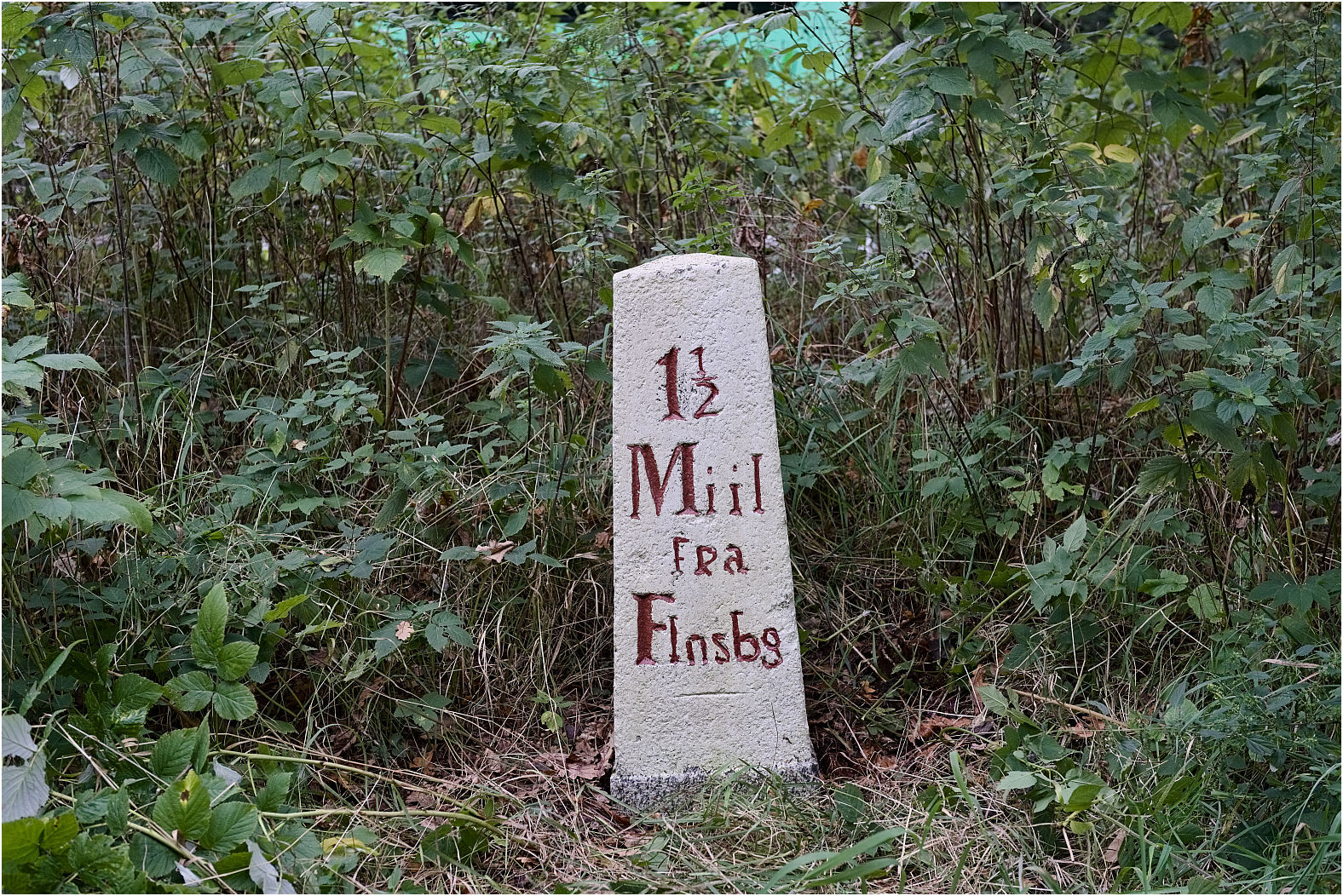 Schleswiger Halbmeilenstein Holbølmark (Holebüll)                 