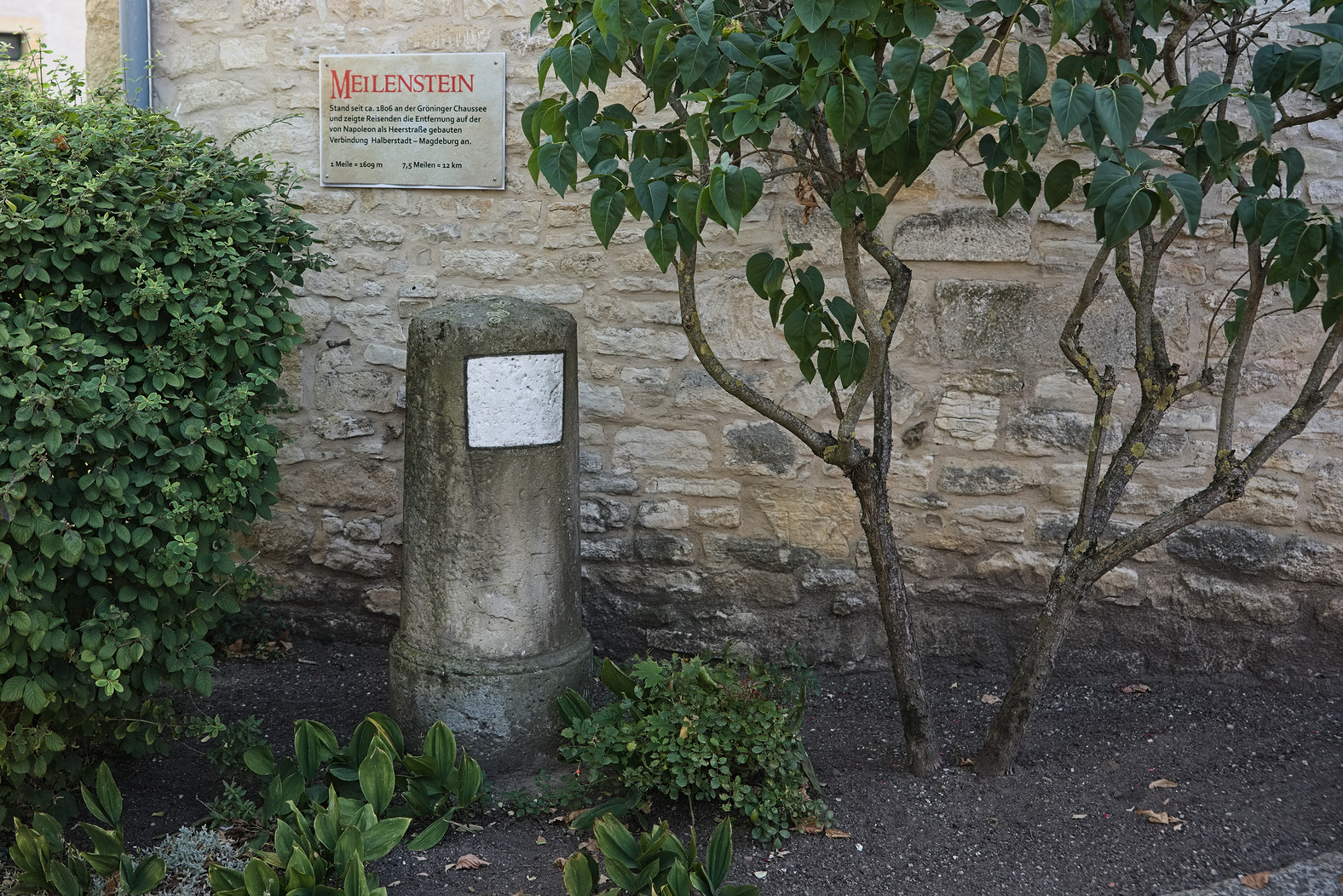 Meilenstein Kroppenstedt