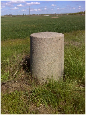 Preußischer Rundsockelstein Barleben