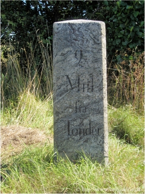 Schleswiger Ganzmeilenstein Bredebro (Brede)