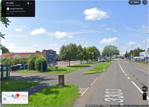 Hessischer Ganzmeilenstein Gelnhausen