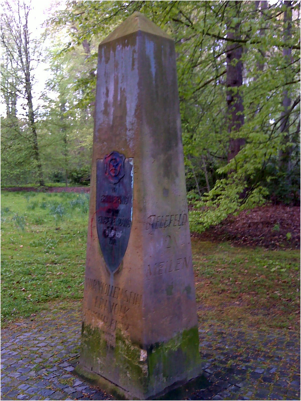 Preußischer Ganzmeilenobelisk Gütersloh