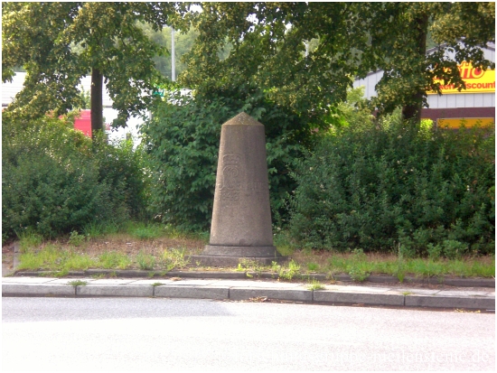 Dänischer Ganzmeilenstein Hamburg-Tonndorf
