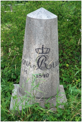 Dänischer Ganzmeilenstein Herweg