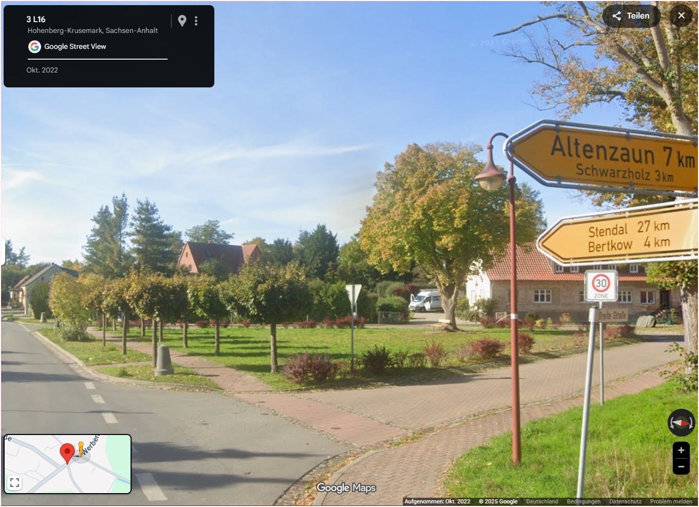 Preußischer Rundsockelstein Hindenburg