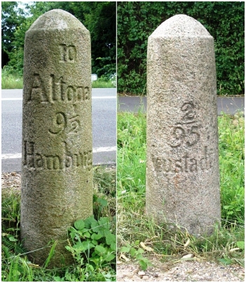 Dänischer Ganzmeilenstein Hörsten
