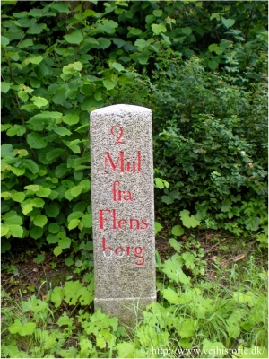 Schleswiger Ganzmeilenstein Hokkerup (Hesselgaard)