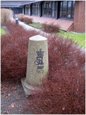 Dänischer Halbmeilenstein Molfsee