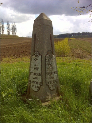 Kurtrierischer Stundenstein Neuhäusel