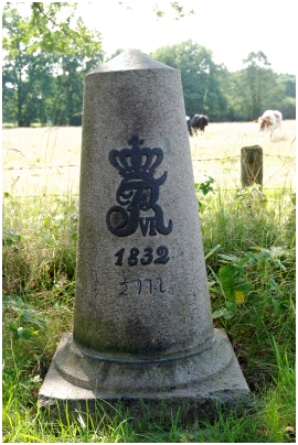 Dänischer Halbmeilenstein Quickborn