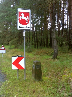 Mecklenburg-Schweriner Halbmeilenstein Rüterberg