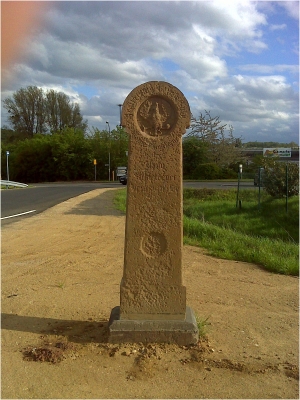Preußischer Meilenstein Schaven