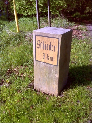 Lippischer Meilenstein Siekholz