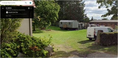 Mecklenburg-Schweriner Ganzmeilenobelisk Thulendorf/Hohenfelde