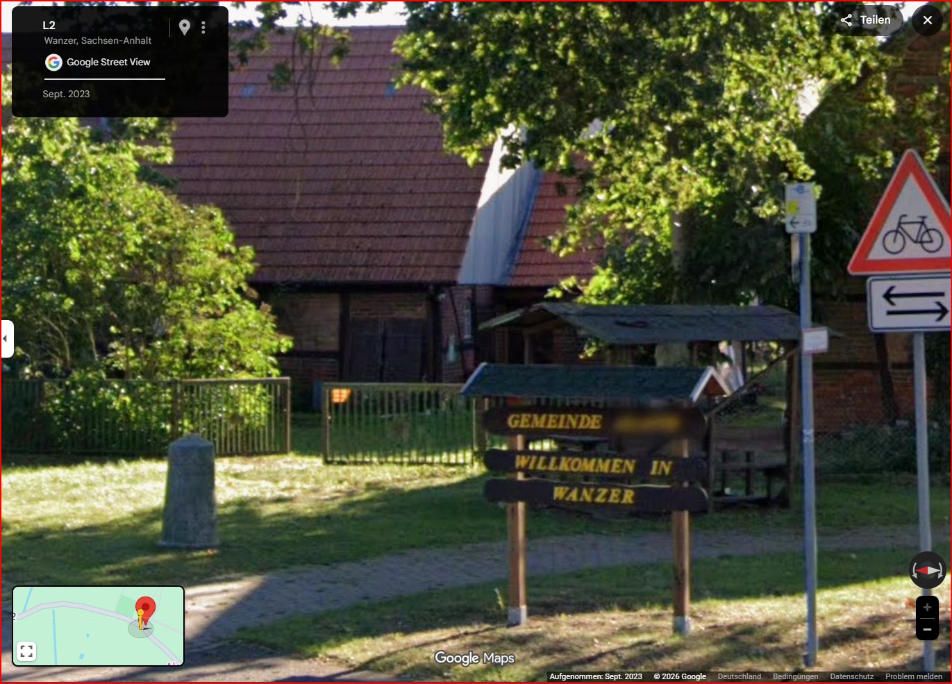 Preußischer Rundsockelstein Wanzer