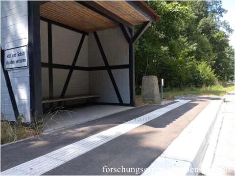 Preußischer Ganzmeilenstein Weltzin