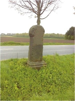 Preußischer Meilenstein Würselen-Birk